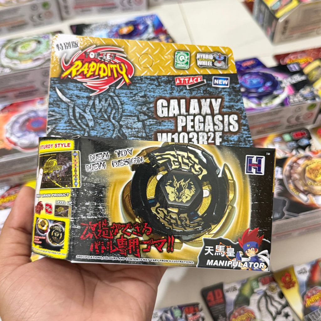 Beyblade Rapidity | Galaxy Pegasis W103R²F - Black