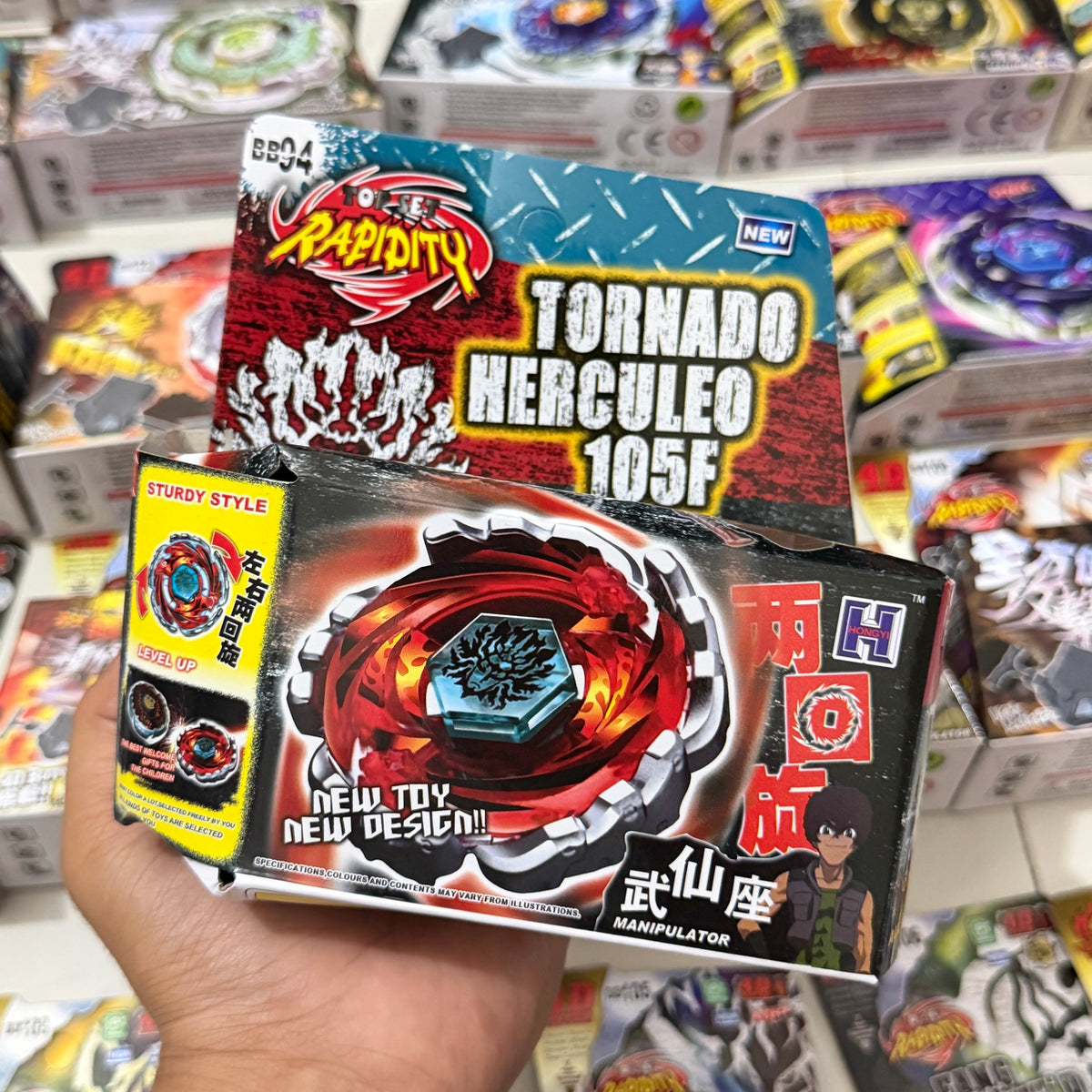 Beyblade Rapidity | Tornado Herculeo 105F