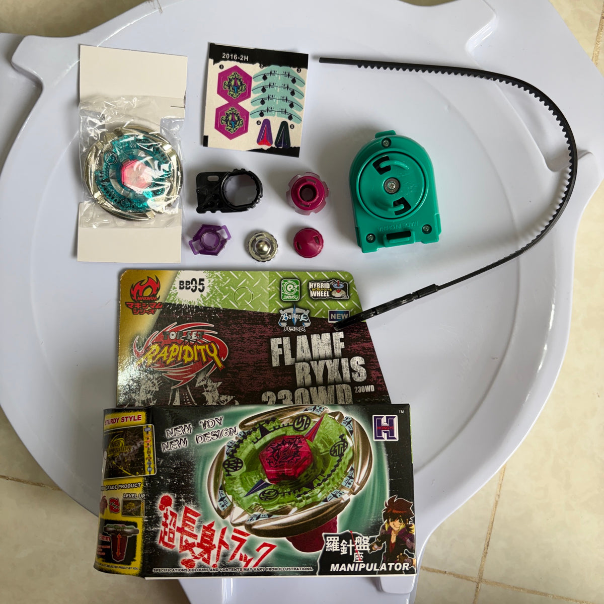 Beyblade Rapidity | Flamf Ryxis 230WD