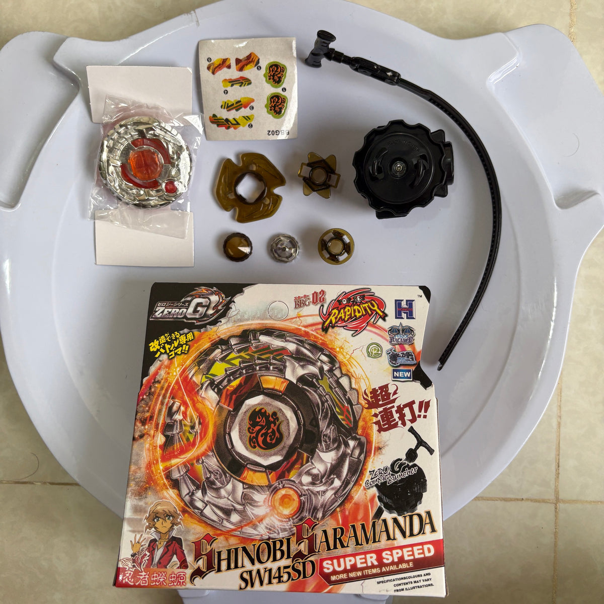 Beyblade Rapidity | Shinobi Saramanda SW145SD