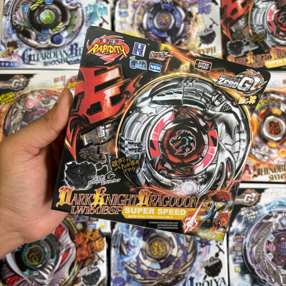 Beyblade Rapidity | Dark Knight Dragooon LW160BSF