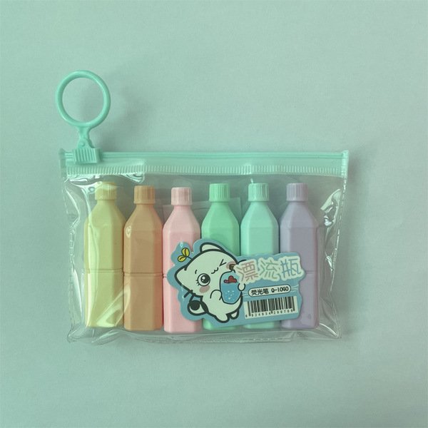 Colorful Highlighter | Milk Bottle