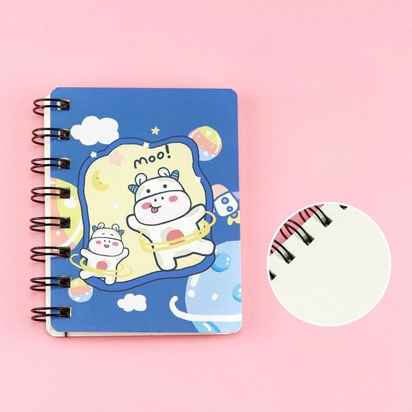 Kawaii Mini Notebook | Cow V2