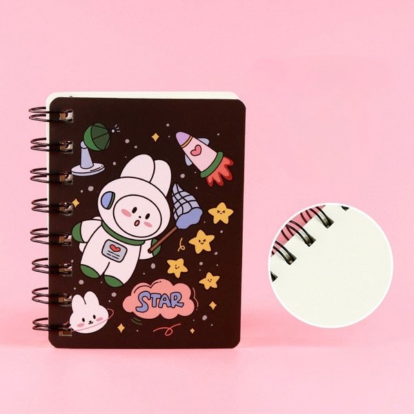Kawaii Mini Notebook | Space Bunny V2