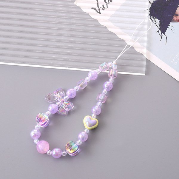 Phone Charm | Lavender Aurora Crystal