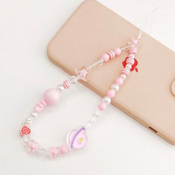 Phone Charm | Pink Planet Star