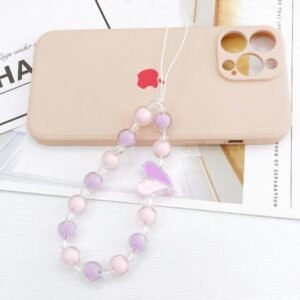 Phone Charm | Pink Purple Split-Heart