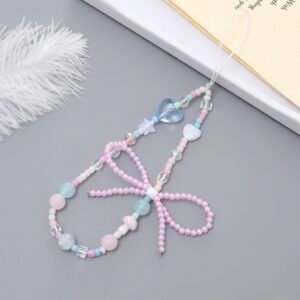 Phone Charm | Sweet Knot Beaded Bow